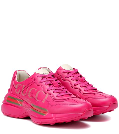 gucci pink and blue|Gucci pink sneakers.